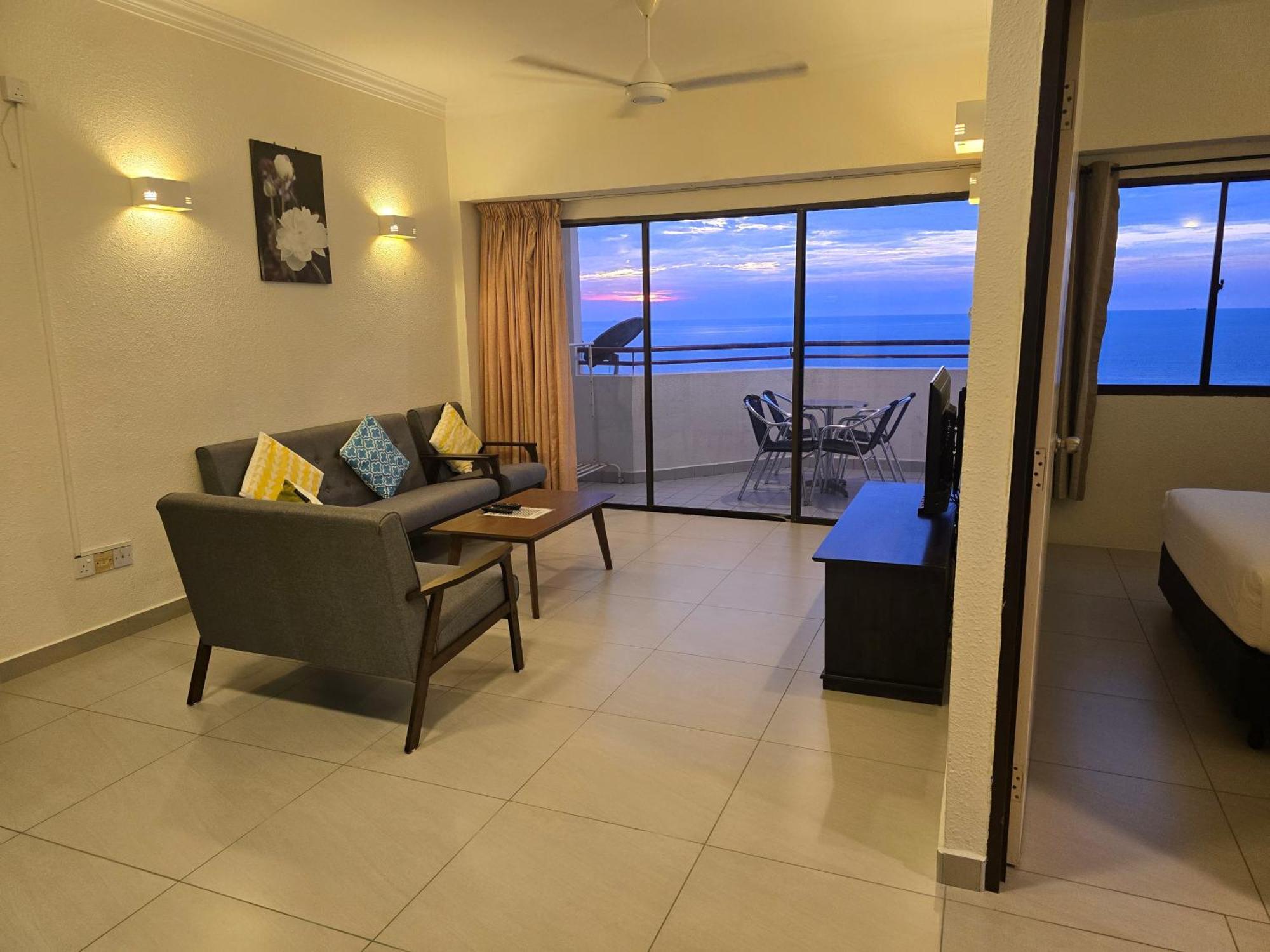 Green Ocean Seaview Apartment Batu Ferringhi Kültér fotó